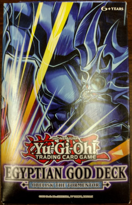 3xYuGiOh Obelisk the Tormentor Egyptian God Structure Deck New Factory Sealed x3-image