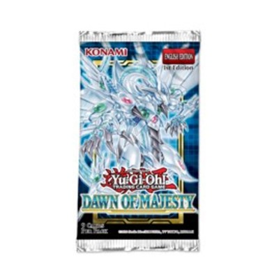 Konami YGO Booster Pack Dawn of Majesty Booster Pack New-image