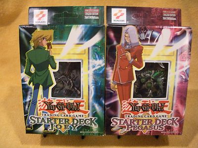 Yu-Gi-Oh JOEY & PEGASUS 1ST ED DECKS ENGLISH NM/M NIB FACTORY SEALED FREE SHIP-image