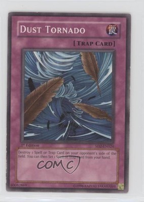 Dust Tornado 1st Ed. YuGiOh Zombie Madness Structure Deck #SD2-EN024 2005 nh3-image