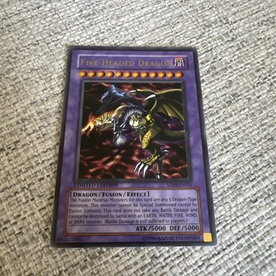 Five Headed Dragon SD09-ENSS1 YuGiOh Structure Deck: Dinosaur's Rage-image