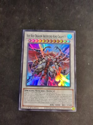 Hot Red Dragon Archfiend King Calamity SDCK-EN047 Structure Deck: the Crimson...-image
