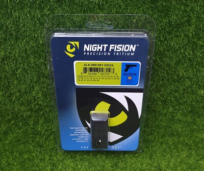 Night Fision Tritium Front Sight Orange Dot Glock 17 19 22 23 26 33 42 43 43X 48-image