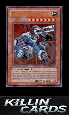 1st Edition Machina Fortress SDMM-EN001 Ultra Rare Structure Deck: Machina Mayhe-image