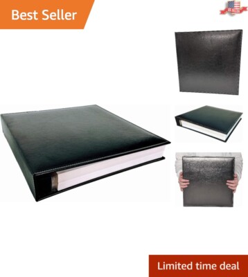 Huge Capacity Simple Design Photo Album - Self Adhesive - 100 Pages 50 Sheets-image