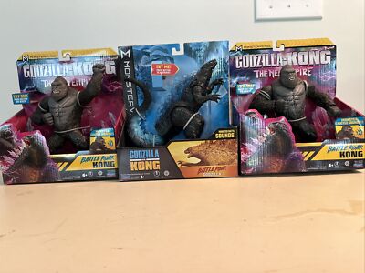 Monsterverse Playmates King Kong The New Empire Battle Roar Godzilla MIP-image
