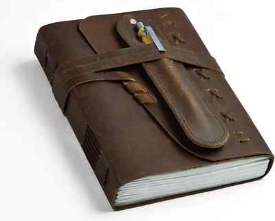 Leather Journal for Women & Men, Leather Bound Journal Writing & Many More uses.-image