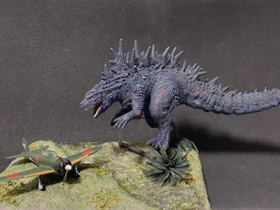 Godzilla-1.0 Diorama Painted Completed Movie Monster Series-image