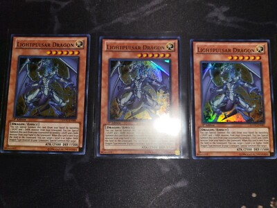Lightpulsar Dragon SDDC-EN001 Structure Deck: Dragons Collide - 1st Edition (x3)-image