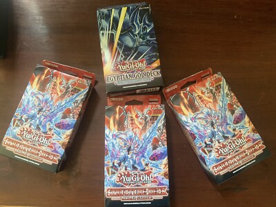 3x Yu-Gi-Oh! TCG Structure Deck Albaz Strike + Obelisk Deck-image