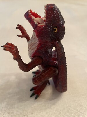 1998 TRENDMASTERS BABY GODZILLA TOHO TAIL THRASHER HATCHLING ACTION FIGURE-image