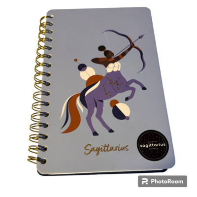 Be Rooted Zodiac Sagitarious Spiral Bound College Ruled Hard Cover Journal-image