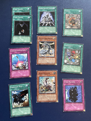 Yu Gi Oh 10 Card Lot - Structure Deck Machina Mayhem, 1st Edition 1996-image