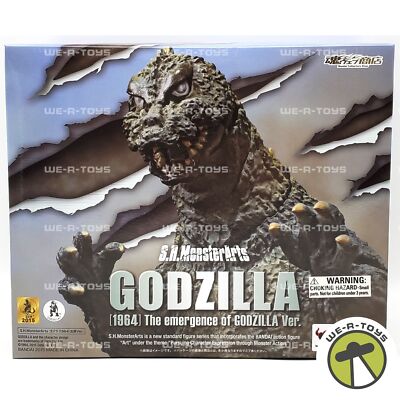 S.H.MonsterArts Godzilla Figure 1964 The Emergence of Godzilla Ver. 2015 Bandai-image