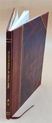 The Boston Medical And Surgical Journal 1914-06-25: Vol 170 Iss [Leather Bound]-image