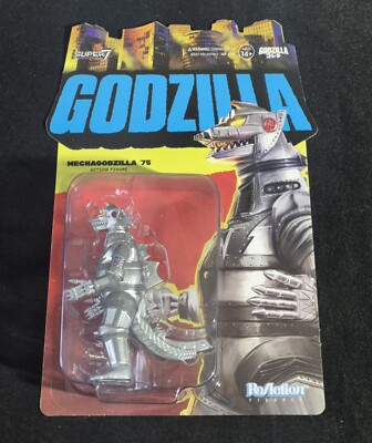 Super7 ReAction Terror of Mechagodzilla 1975 Unpunched Sealed-image