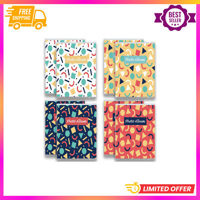 Small Photo Albums 4x6 | 8 Pack | Hold 36 Photos Each | 4x6 Mini Photo Albums-image