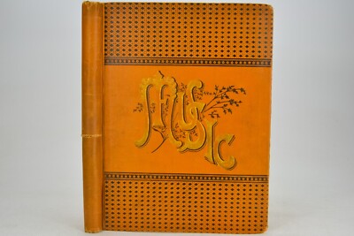 Antique Leather Album of Sheet Music 1890s-1910s 13 Songs, Period Lithography-image