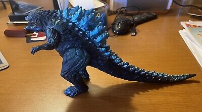 godzilla Action Figure 6.5” Tall Black Blue Light Weight Plastic-image