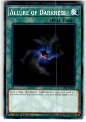 Allure of Darkness Yu-Gi-Oh! SDSH-EN028 1st Edition - NM-image