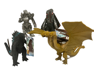 5 BANDAI 2022 GODZILLA MOVIE MONSTER 6' FIGS-HEDORAH, KING G, MECHA, GODZILLA X2-image