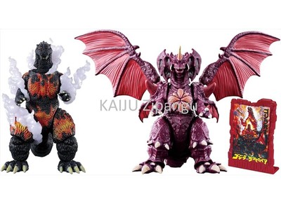 Presale Bandai Godzilla Action Figure Burning Godzilla vs Destoroyah Battle Set-image