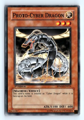 Yu-Gi-Uh Proto-Cyber Dragon #SDMM-EN014 Structure Deck: Machina Mayhem tcg LP-image
