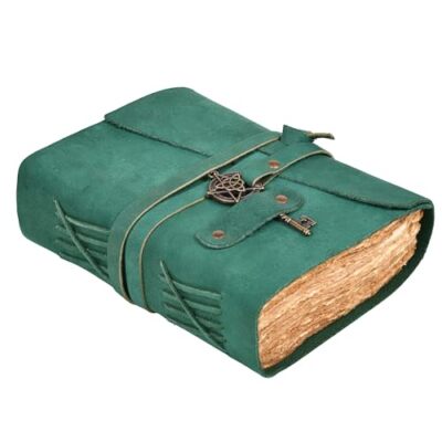 LEATHER VILLAGE Leather Bound Vintage Journal for Women & Men - 7X5(A7)-image