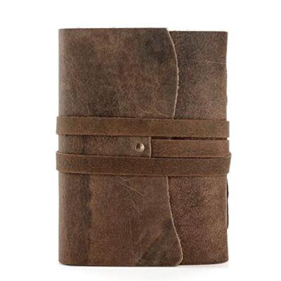 Handmade Leather Journal/writing Notebook Diary/bound Daily Notepad For Men & Wo-image
