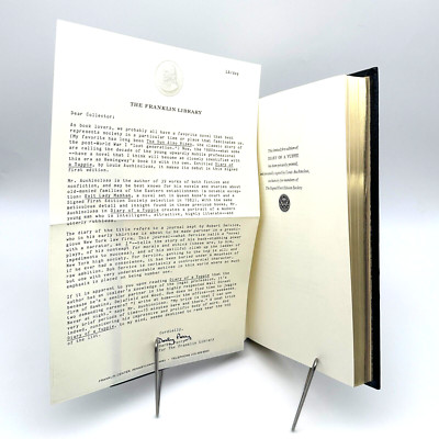 Diary of a Yuppie Louis Auchincloss Franklin Leather First Signed Edition-image