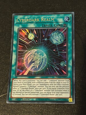 Yu-Gi-Oh! TCG Cyberdark Realm Structure Deck: Cyber Strike Sdcs-En023 1st-image