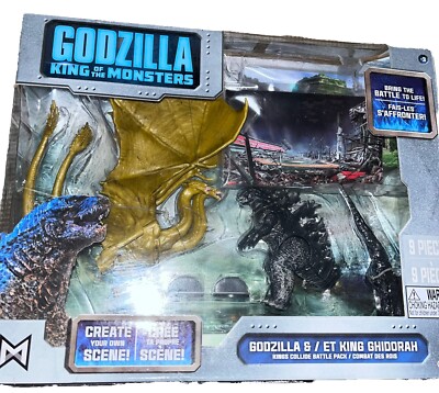 Godzilla King Of Monsters King Ghidorah Kings Collide Battlepack Jakks 2019 New-image