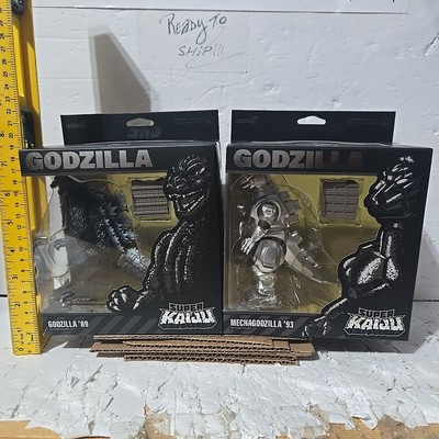 Lot 2  SUPER 7  Super Kaiju  Godzilla '89 & Mechagodzilla '93  5.5 Inch Figures-image