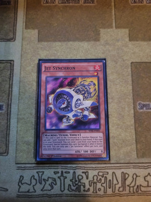 YUGIOH JET SYNCHRON SDSE-EN001 SUPER 1ST EDITION LP-image