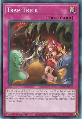 Trap Trick NM (#1) SR10 1st Structure Deck: Mechanized Madness Yugioh-image