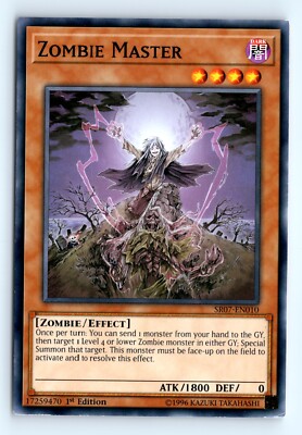 Yu-Gi-Uh Zombie Master #SR07-EN010 Structure Deck: Zombie Horde tcg LP-image