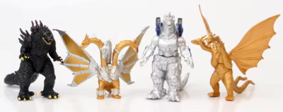 Godzilla Movie 4 pcs Set 4 Inch Figures . US Seller Free Shipping-image