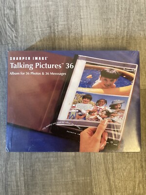 Lot of 2:Sharper Image Talking Pictures 36 Photos With 36 Messages.-image