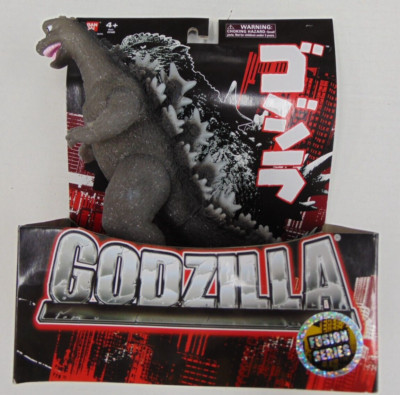 Classic 1968 Godzilla Fusion Series Action Figure Bandai 2013 RARE Warped Card-image
