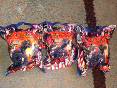 Bandai Godzilla Gashapon Blind Bag Box Figure MIXED LOT X3 set-image
