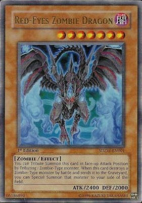 Red-Eyes Zombie Dragon - SDZW-EN001 - Ultra Rare - 1st Edition LP YuGiOh!  Zombi-image