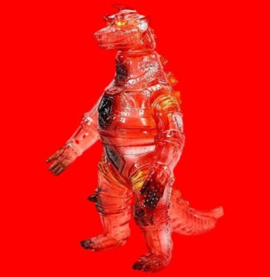 Godzilla CCP Middle Size Series Godzilla EX Mechagodzilla 1974 Figure Clear Red-image