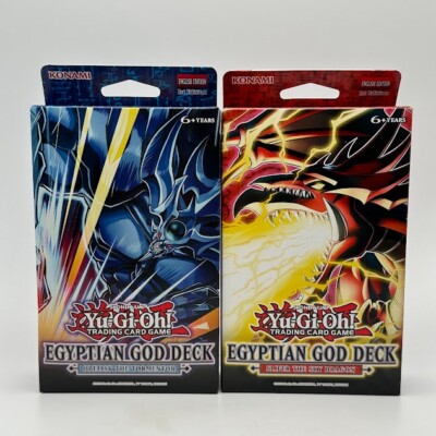 Yugioh EGYPTIAN GOD DECK: 1ST EDITION SLIFER & OBELISK 80 CARDS NEW SEALED!🔥-image