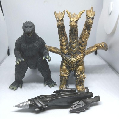 Godzilla Final Wars Mini Battle G Set Figures 2004 Kaiser Ghidorah Gotengo-image