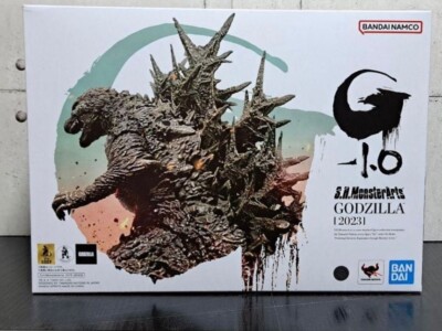 BANDAI S.H.MonsterArts GODZILLA 2023 Godzilla Minus One -1.0 Action Figure Japan-image