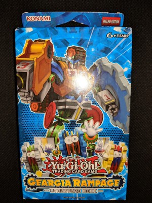 Yugioh Geargia Rampage Structure Deck 1st Edition BRAND NEW SEALED Yu-Gi-Oh! TCG-image