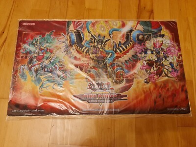 Fire Kings Structure Deck Playmat Yugioh New Sealed Unopened Yu-Gi-Oh! Play Mat-image