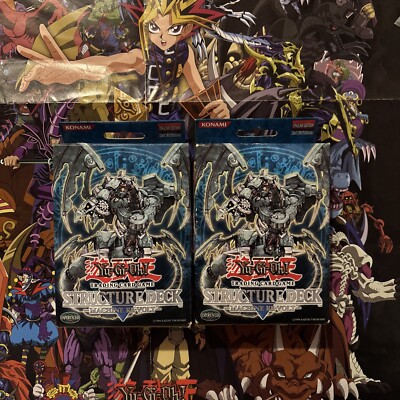 yugioh first edition machine, madness, structure decks in excellent condition-image