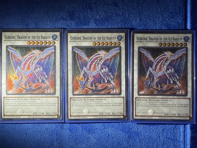 Gungnir, Dragon of the Ice Barrier SDFC-EN044 Structure Deck Freezing Chains x 3-image