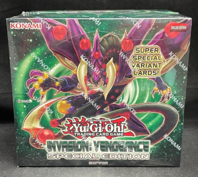 Yu-Gi-Oh! TCG: Invasion Vengeance Special Edition Display Case (10 Mini Box) NEW-image